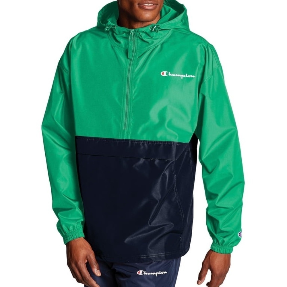 Champion Men's Colorblocked Packable Jacket Size Medium